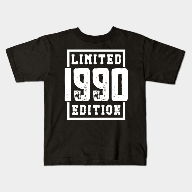 1990 Limited Edition Kids T-Shirt by colorsplash